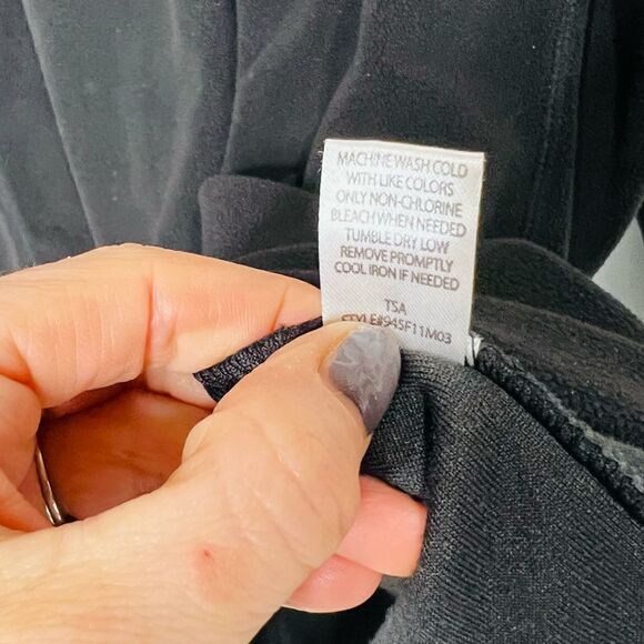 Alpine Design Black Fleece 1/2 Zip Pullover Jacket - Picture 5 of 8